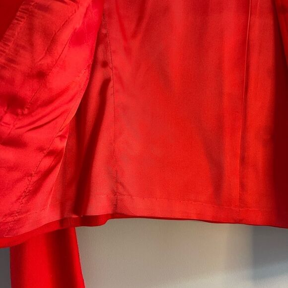 VTG Pendleton Blazer Cropped Jacket || Red - Picture 5 of 16